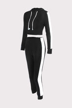 Load image into Gallery viewer, Autumn and Winter New Contrast Color Leisure Sports Suit Women's Clothing