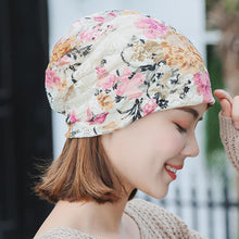 Load image into Gallery viewer, Boho Lace Floral Double-layer Casual Outdoor Hat