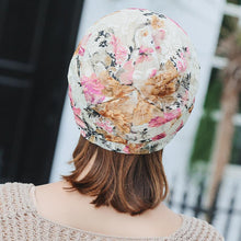 Load image into Gallery viewer, Boho Lace Floral Double-layer Casual Outdoor Hat