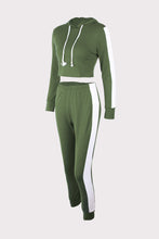 Load image into Gallery viewer, Autumn and Winter New Contrast Color Leisure Sports Suit Women's Clothing