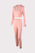 Load image into Gallery viewer, Autumn and Winter New Contrast Color Leisure Sports Suit Women's Clothing