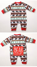 Load image into Gallery viewer, Fashion Round Neck Button Special Christmas Print Jumpsuit Matching Outfit