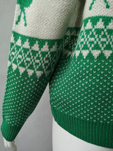 Load image into Gallery viewer, Autumn And Winter New Christmas Geometry Elk Jacquard Sweater