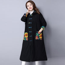 Load image into Gallery viewer, Autumn And Winter National Style Printing Long Coat