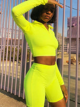 Load image into Gallery viewer, Fashion Fluorescent Color Slim Casual Yoga Sports Suit