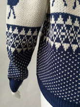 Load image into Gallery viewer, Autumn And Winter New Christmas Geometry Elk Jacquard Sweater