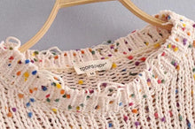 Load image into Gallery viewer, Autumn And Winter New Color Broken Irregular Loose Bat Sleeve Jumper