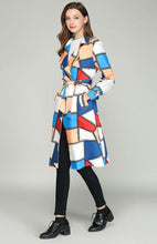 Load image into Gallery viewer, Autume Long Mid-Length Slim Waistband Fashion Casual Color Coat