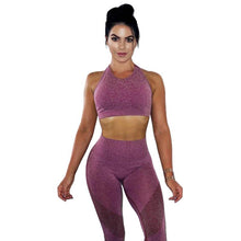 Load image into Gallery viewer, New women's hollow breathable yoga exercise suit