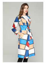 Load image into Gallery viewer, Autume Long Mid-Length Slim Waistband Fashion Casual Color Coat