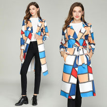 Load image into Gallery viewer, Autume Long Mid-Length Slim Waistband Fashion Casual Color Coat