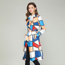 Load image into Gallery viewer, Autume Long Mid-Length Slim Waistband Fashion Casual Color Coat