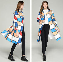 Load image into Gallery viewer, Autume Long Mid-Length Slim Waistband Fashion Casual Color Coat