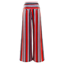 Load image into Gallery viewer, New Loose Striped Printed Trousers Flared Wide-leg Pants