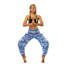 Load image into Gallery viewer, Digital Printing Yoga Pants Loose Women's Sports Lantern Pants Belly Dance Casual Yoga Pants 1