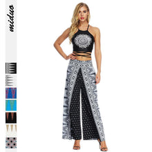Load image into Gallery viewer, New Fashion Ethnic Digital Printing High-waist Wide-leg Yoga Pants