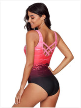 Load image into Gallery viewer, Women's Gradient Solid Color Sexy Underwireless Bikini One-Piece Swimsuit