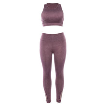 Load image into Gallery viewer, New women's hollow breathable yoga exercise suit