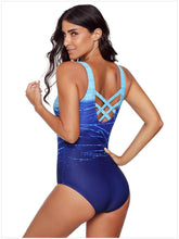 Load image into Gallery viewer, Women's Gradient Solid Color Sexy Underwireless Bikini One-Piece Swimsuit