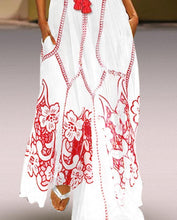 Load image into Gallery viewer, Women s Chinese Sleeveless Print Spring Summer Dress