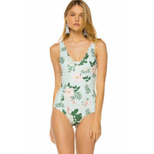 Load image into Gallery viewer, Beach Sexy Print One-Piece Backless Swimsuit Bikini