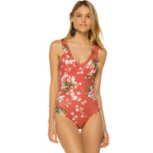Load image into Gallery viewer, Beach Sexy Print One-Piece Backless Swimsuit Bikini