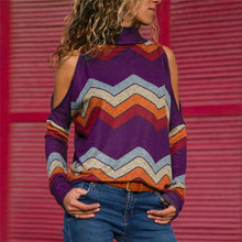Load image into Gallery viewer, Sexy High Neck Knitted Winter Pullover Sweater