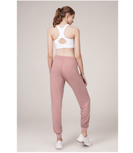 Load image into Gallery viewer, Quick drying loose fit slim sweatpants women's legged running fitness solid color pocket high waist casual Yoga Pants