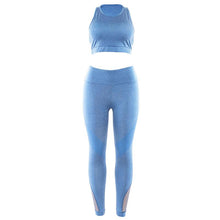Load image into Gallery viewer, New women's hollow breathable yoga exercise suit