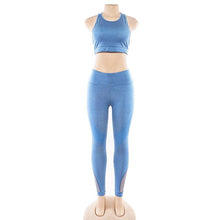 Load image into Gallery viewer, New women's hollow breathable yoga exercise suit
