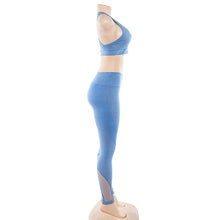 Load image into Gallery viewer, New women's hollow breathable yoga exercise suit