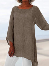 Load image into Gallery viewer, Pure Casual Jacket Irregular Long Sleeve T-shirt Women's Wear