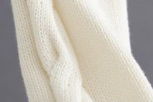 Load image into Gallery viewer, Autumn And Winter High Collar Twist Short Sexy Umbilical Sweater