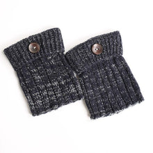 Load image into Gallery viewer, Boot cuff thick short-sleeved thick thick bamboo knit wool yarn socks - 11