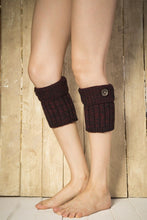 Load image into Gallery viewer, Boot cuff thick short-sleeved thick thick bamboo knit wool yarn socks - 11