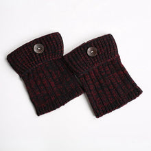 Load image into Gallery viewer, Boot cuff thick short-sleeved thick thick bamboo knit wool yarn socks - 11