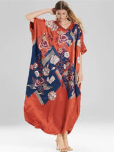 Load image into Gallery viewer, New Imitation Silk Irregular Printing Beach Cover up