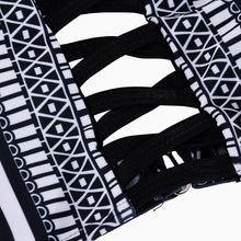 Load image into Gallery viewer, New Black and White Color Matching Retro Pattern Sexy Swimsuit Bikini