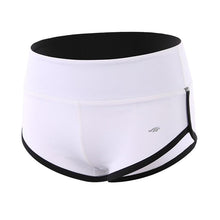 Load image into Gallery viewer, BESGO Sexy Exercise Shorts Women Slim Mini length Fold-over Waistband Pilates Running Yoga Shorts Push Up Sports Clothing
