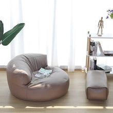 Load image into Gallery viewer, Bean Bag Sofa Set Cover No Filler Single Lazy Sofa Chair Recliner Footrest Stool Floor Seat Corner Ottoman Tatami Pouf