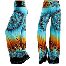 Load image into Gallery viewer, Women's Daily Casual Print Stretchy Wide Leg Lounge Long Pants