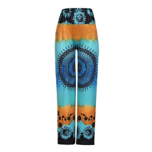 Load image into Gallery viewer, Women's Daily Casual Print Stretchy Wide Leg Lounge Long Pants