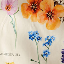 Load image into Gallery viewer, Botanical Wildflower Tapestry Wall Hanging Flower Reference Chart Hippie Bohemian Tapestries Colorful Psychedelic Home Decor