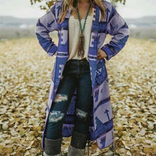 Load image into Gallery viewer, Autumn Women Long Sleeve Print Cardigan Open Front Jacket Blusas Femininas Sueter Mujer Overcoat Tops