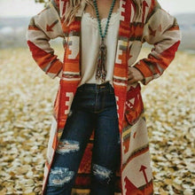 Load image into Gallery viewer, Autumn Women Long Sleeve Print Cardigan Open Front Jacket Blusas Femininas Sueter Mujer Overcoat Tops