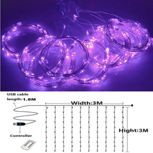 Load image into Gallery viewer, Christmas Decorations for Home 3m Curtain String Light Flash Fairy Garland Home Decor Navidad 2021 Xmas Decoration New Year 2022
