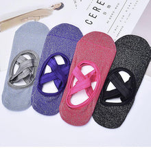 Load image into Gallery viewer, Cotton Yoga Socks Women Anti Slip Dance Professional Ballet Heel Protector Female Sports Dancing Calcetines Medias Pilates Socks