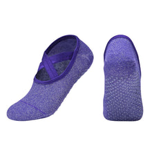 Load image into Gallery viewer, Cotton Yoga Socks Women Anti Slip Dance Professional Ballet Heel Protector Female Sports Dancing Calcetines Medias Pilates Socks