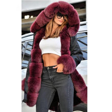 Load image into Gallery viewer, Warm Fur Collar Hoodie Jacket Windbreaker Coat Outwear