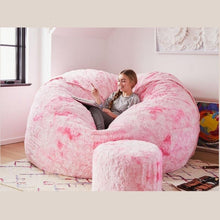 Load image into Gallery viewer, 183cm Fur Giant Removable Washable Bean Bag Bed Cover Comfortable Living Room Furniture Lazy Sofa Coat